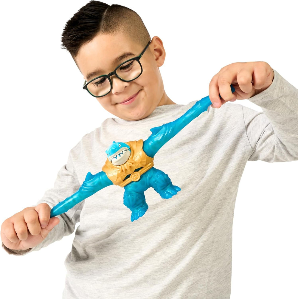 Heroes of Goo Jit To Deep GOO Sea Hero Pack con Thrash. Figura de acción súper elástica y expandible con relleno especial de slime y mandíbula móvil Figuras de acción Naty Shop