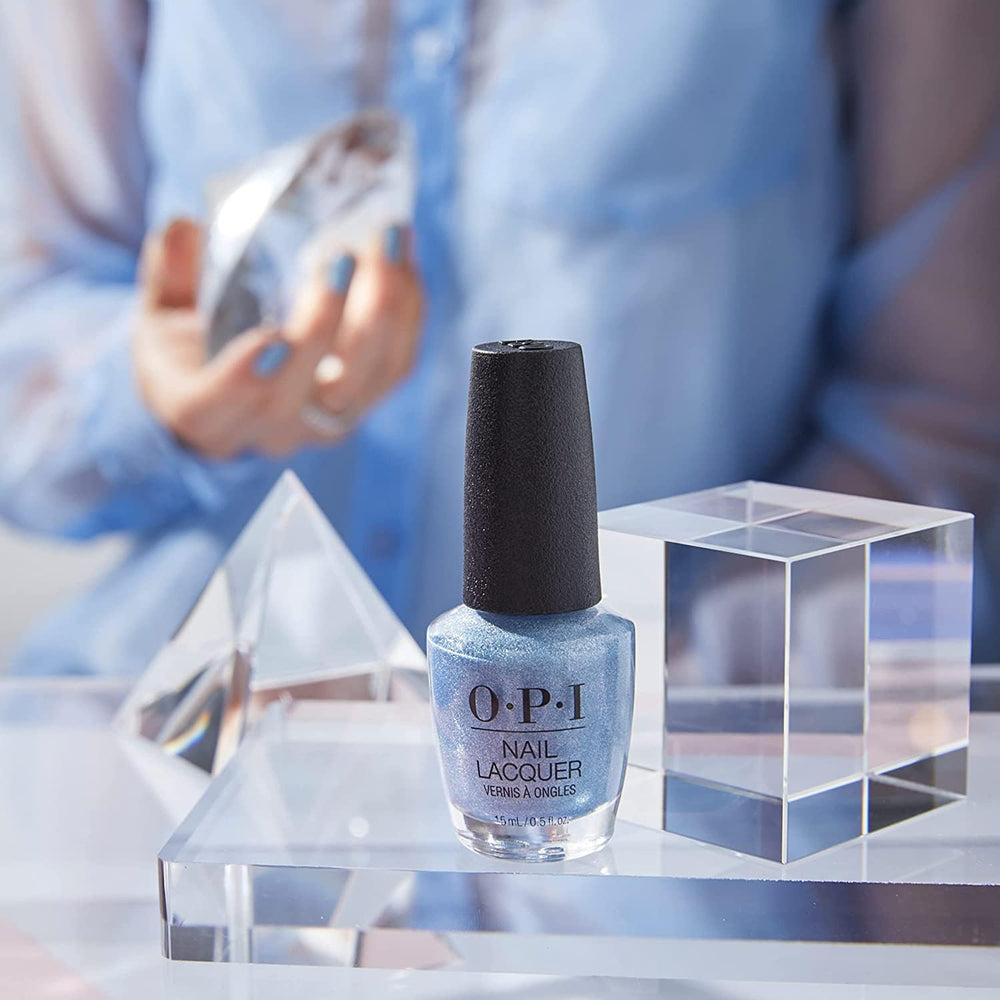 OPI Nail Lacquer en tonos de azul y verde - Esmalte de uñas de secado rápido, resistente a las astillas y de larga duración - dura hasta 7 días - con cepillo extra ancho ProWide