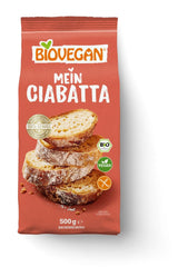 Biovegan Mein Ciabatta Backmischung Mezcla para hornear y cocinar Naty Shop 9 Kg (1Er Pack)