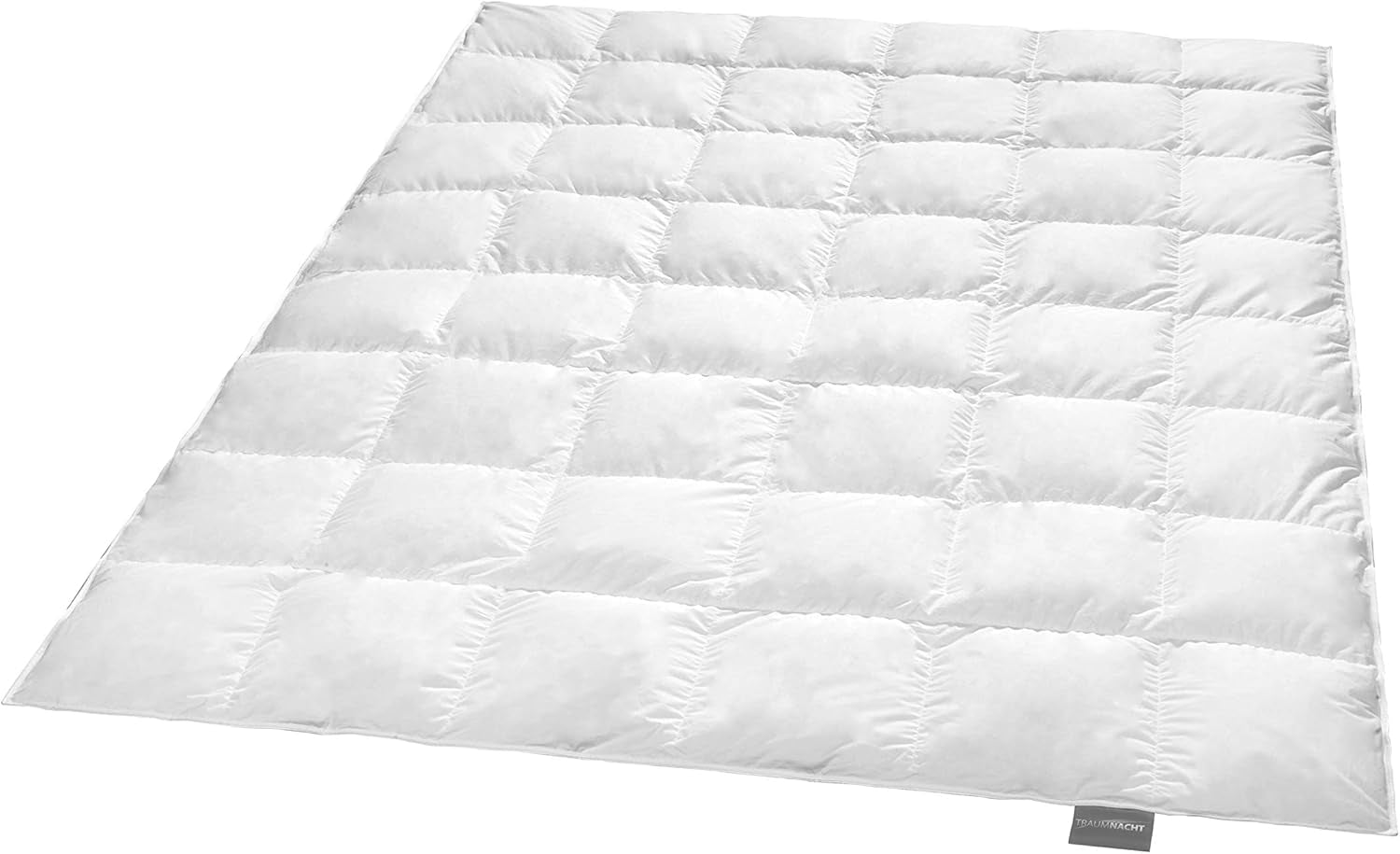 Traumnacht Basic Edredón de plumas ligero con plumón blanco nuevo (60%) y plumas (40%), DIN EN 12934, 135 X 200 cm, certificado Down Pass y Oeko-Tex, producido según el estándar de calidad alemán Edredones y edredones Naty Shop 90 por ciento plumón / 10 por ciento plumas Edredón mediano para todas las estaciones 220 X 240