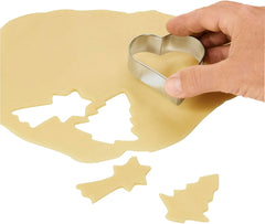 Forme de biscuiți originale Kaiser de Crăciun, set de 9 piese, pentru decuparea fursecurilor, biscuiților și fondantului.