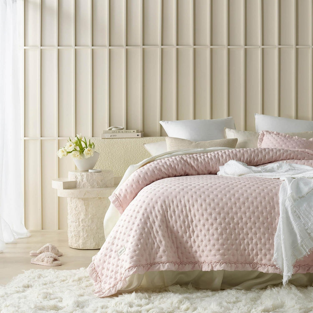 Colcha elegante Molly en rosa empolvado 170 x 210 cm Colcha versátil como colcha o manta de sofá para cama y sofá Estilo manta Ideal como colcha Camas y mantas Besuche den ROOM99-Store
