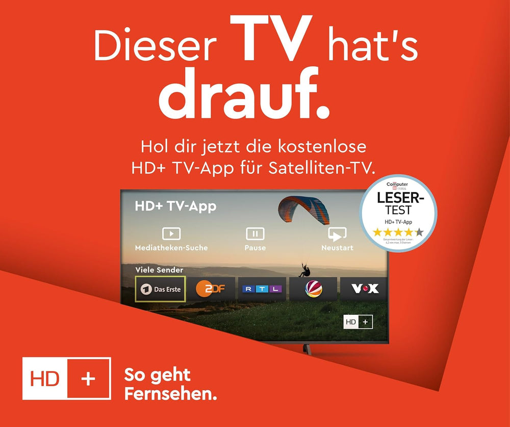 Televizor inteligent JVC de 32 de inci, cu tehnologie TiVo (Full HD, HDR, tuner triplu, 6 luni HD+ inclus) LT-32VF5355W