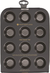 Masterclass Törtchenform Master Class Für 12 Stück 25X20Cm, Karbonstahl, Grau, 28 X 18 X 18 Cm Moldes y bandejas para repostería Naty Shop