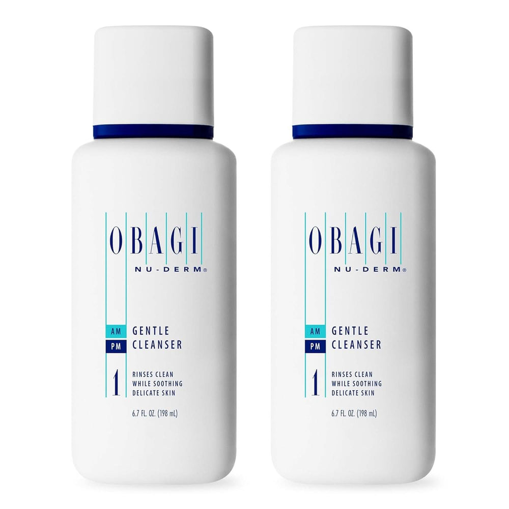 OBAGI Nu-Derm, Limpiador Facial Suave para Pieles Normales o Secas Cosmética y Belleza Naty Shop 198 ml (set de 2 productos)