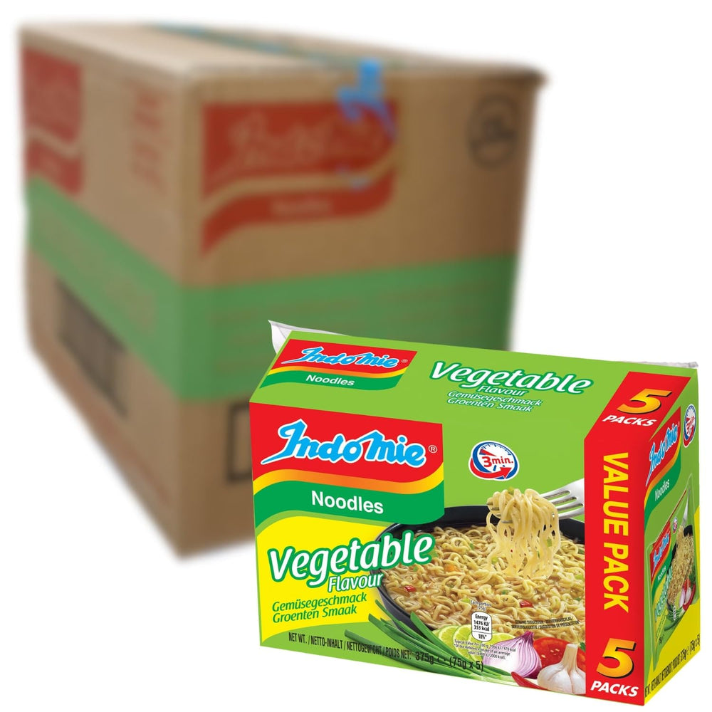 INDOMIE - Fideos instantáneos con gambas, paquete de 5 - (1 x 5 x 70 g)