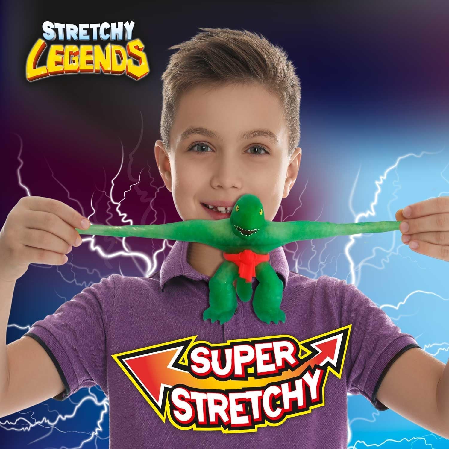 STRETCHY LEGENDS D'Molition - Figuras de Acción Elásticas para Niños, Figuras de Superhéroes Elásticas para Coleccionar con Figuras de Acción Rellenas de Slime Naty Shop