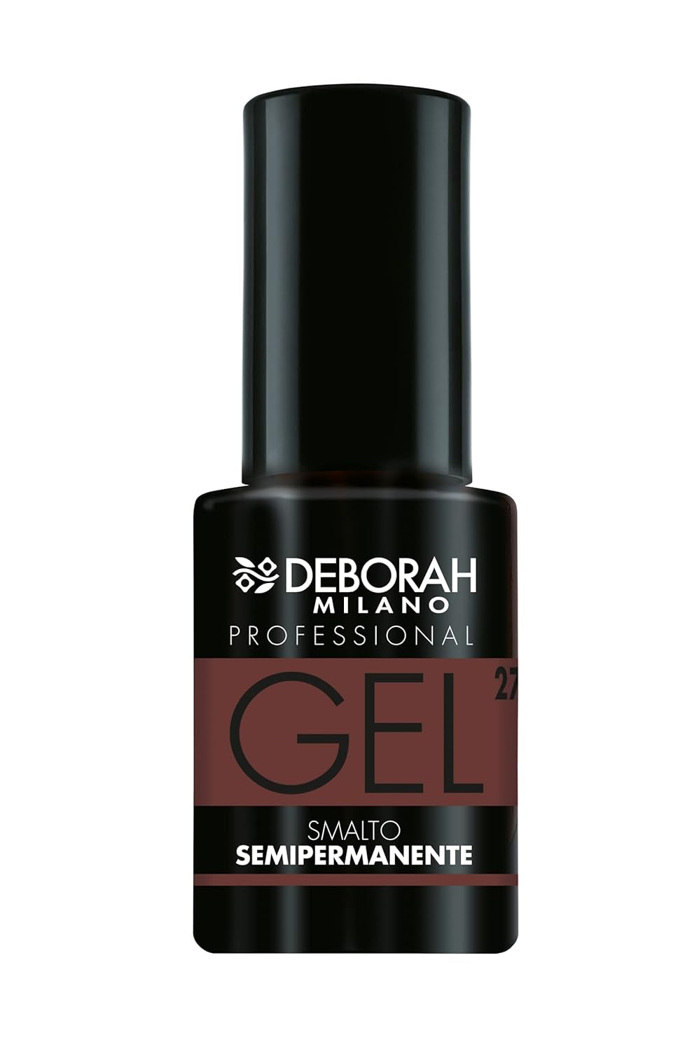 Esmalte de uñas semipermanente Milano Professional, núm. 21 Borgoña, efecto voluminizador, duradero, para uñas intensas y brillantes, 4,5 ml