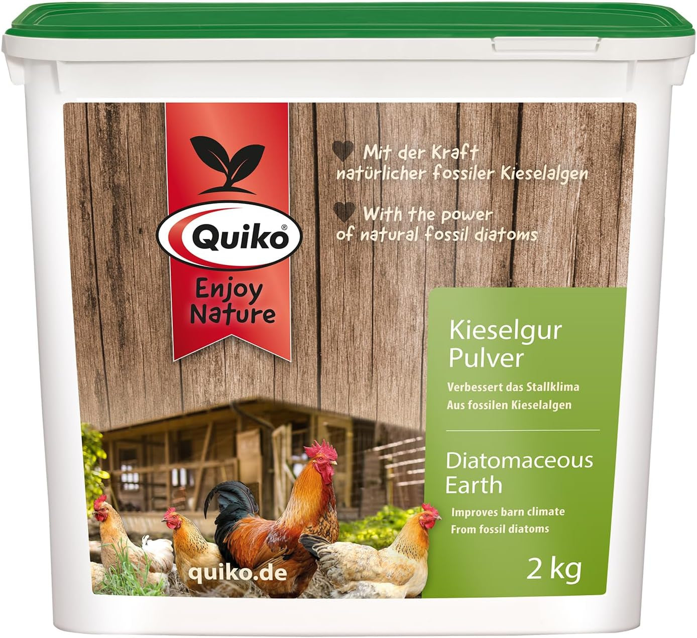 Quiko Hobby Farming - Eifutter para Hühner 2kg - Hühner Zubehör - Hühner Vitamine