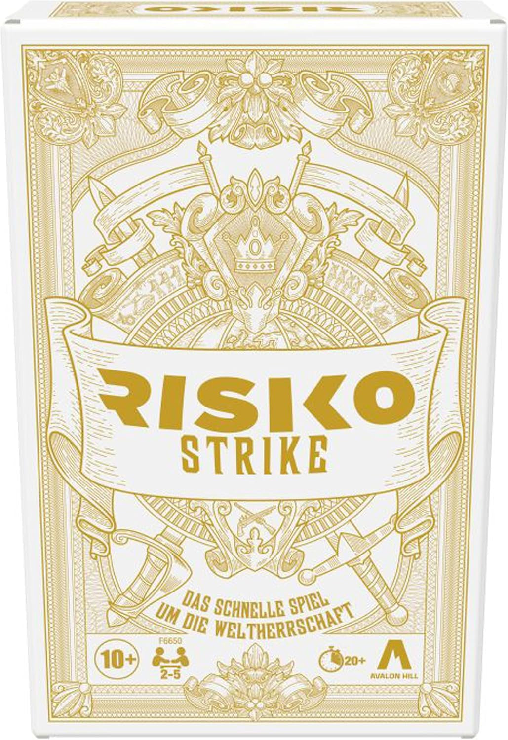Joc de cărți și zaruri Risk Strike, joc de cărți strategic pentru 2-5 jucători, 20 min., joc de familie, joc de petrecere