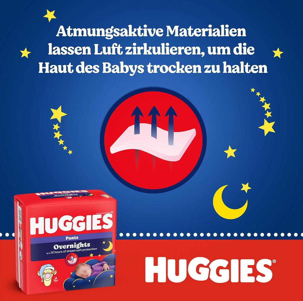 Huggies Night Pants Talla 6 (15-25 kg), Caja De Pañales Mensual, 88 Piezas Mother and Baby Naty Shop