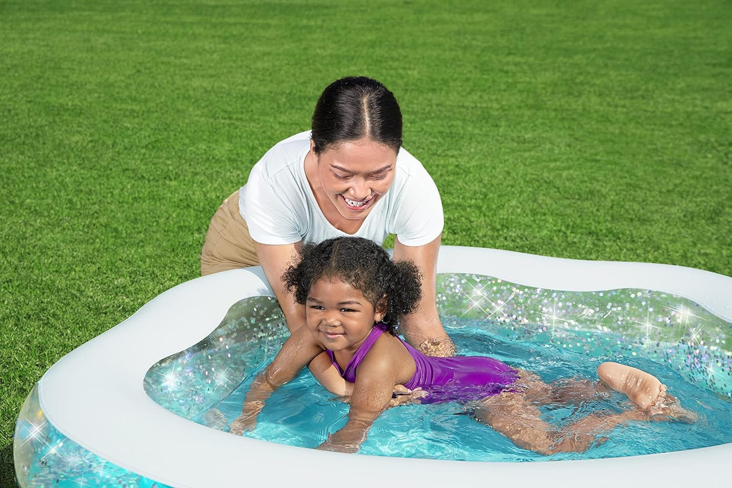 Piscina infantil Bestway Sparkle Shell 150 x 127 x 43