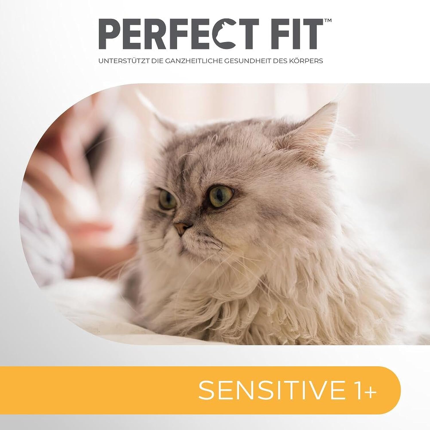 Hrană umedă pentru pisici Perfect Fit Sensitive 1+ cu pui în sos, 12 pliculețe, 12 x 85g – Hrană umedă premium pentru pisici sensibile de la 1 an, fără grâu și soia, pentru a susține digestia