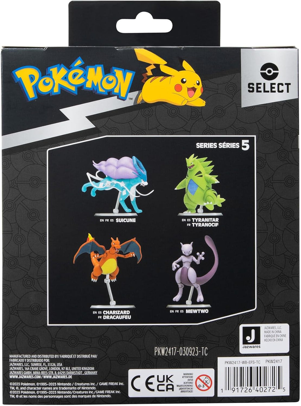 Pokémon Pkw2417-15Cm Figura Select - Mewtu Figura Móvil Oficial Figuras De Acción Naty Shop