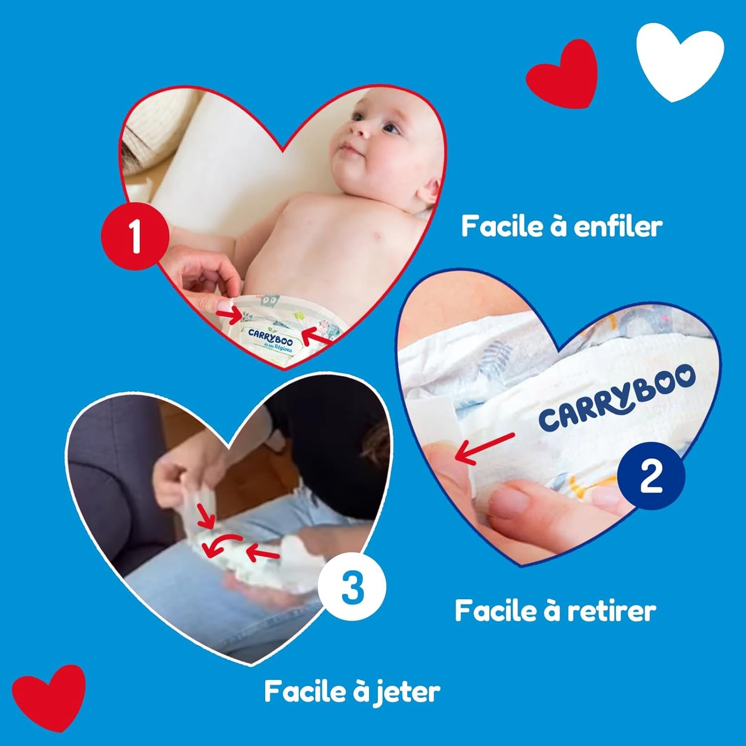 - Tamaño de pañal 1 (2-5 kg) – saludable y extremadamente absorbente – 12 horas a prueba de fugas – ohne unerwünschte Substanzen – fabricado en Francia – precio asequible – 120 pañales desechables