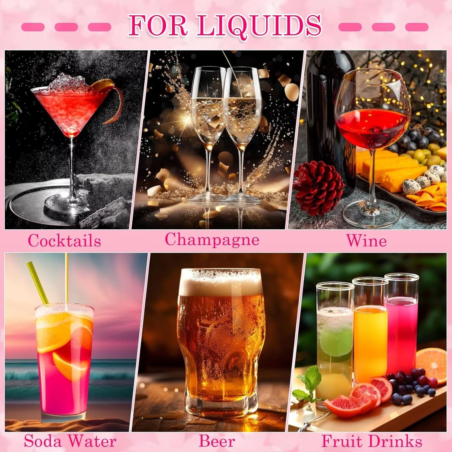 Purpurina comestible, Set de 4 o 6 tonos de color, 4 gramos por producto Glitter Naty Shop