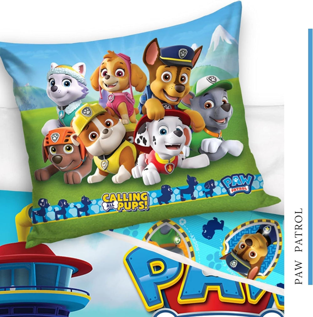 Funda De Almohada 100X135 40X60 · Compatible Con Paw Patrol Baby Kinderbettwäsche Para Mujeres Y Jóvenes · 2 Teilig · 1 Bebezug 40X60 + 1 Bettbezug 100X135 Cm Naty Shop