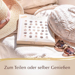 Chocolate - Mini Bombones Blancos | 90 gramos | Caja con 18 bombones en 6 deliciosos surtidos | Regalo de chocolate | Regalo de chocolate (paquete de 3)