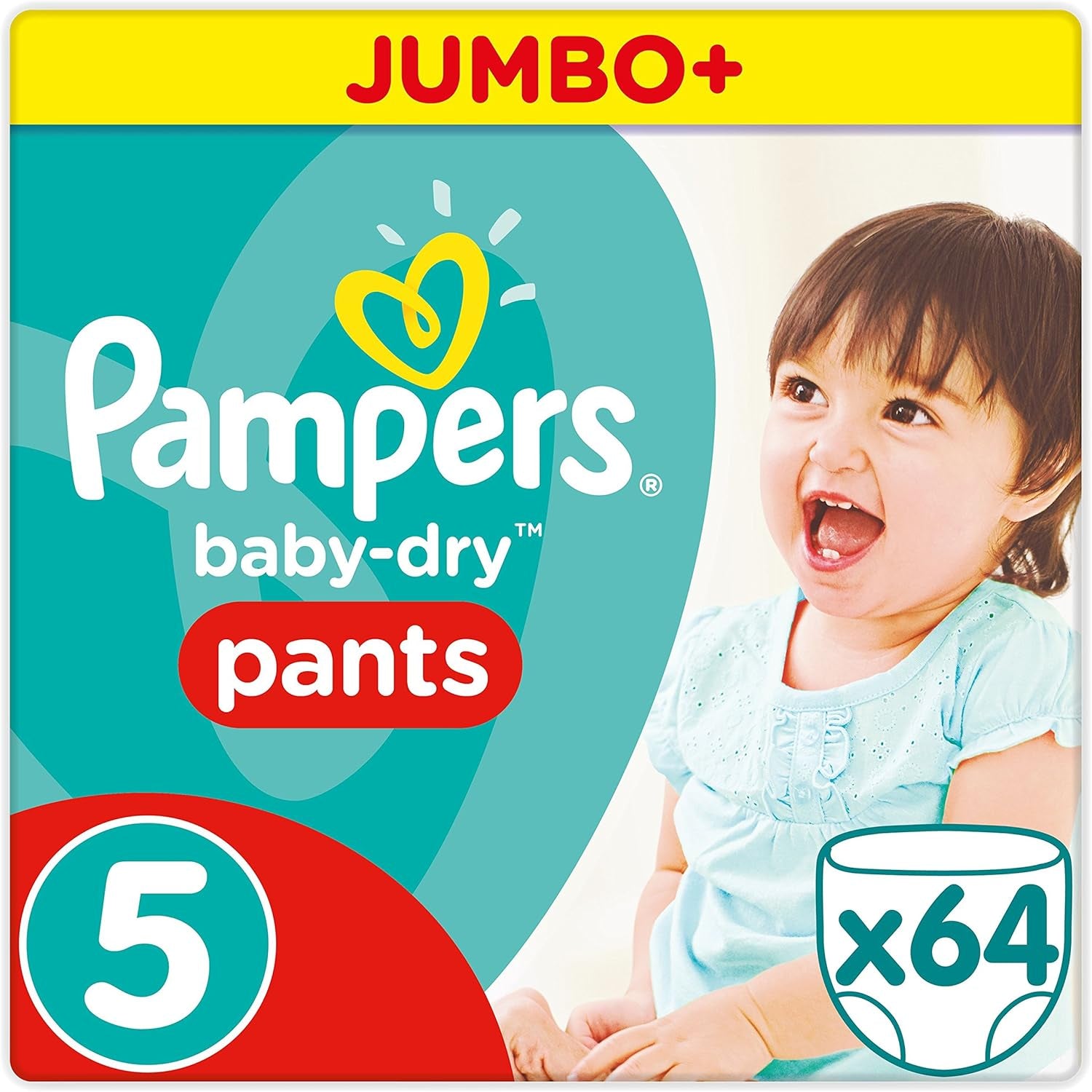 Pañales Pampers 81657566 Baby-Dry Pants, blanco