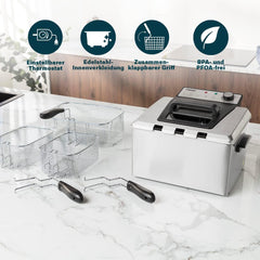 Freidora Princess, varios tamaños Electrodomésticos Naty Shop