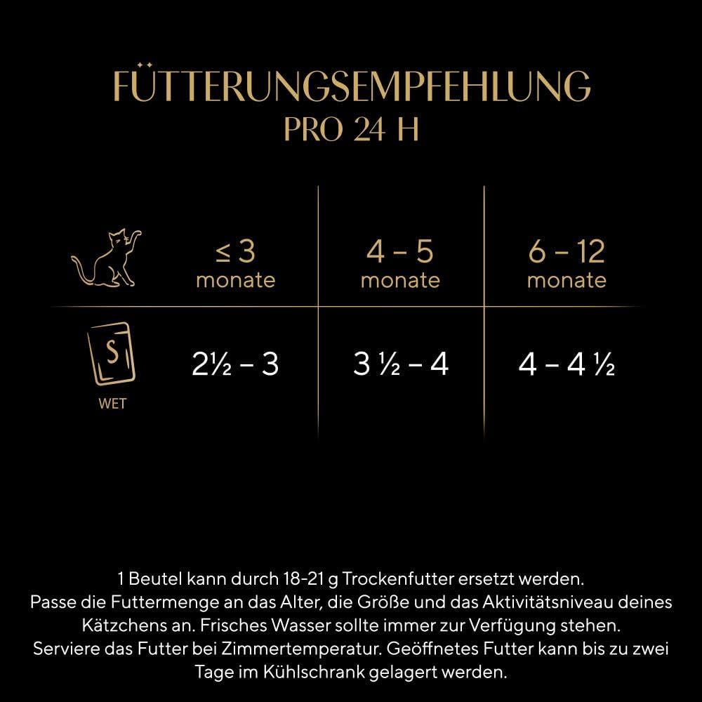 Hrană umedă Sheba pentru pisoi, în pliculețe variate, cu somon (MSC) și pui în sos, pachet multiplu 40x85g