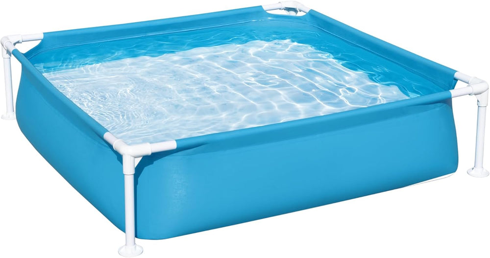 Piscina Bestway My First Frame 122 x 122 x 30,5 cm, azul, rectangular