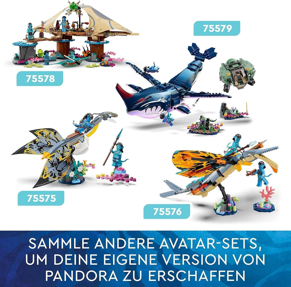 LEGO Avatar El Descubrimiento de Ilu Camino Acuático Juguete de Construcción con Figura Subacuática Set Pandora Collection para Niños y Fanáticos del Cine de 8 años en adelante 75575 Juegos de construcción Besuche den LEGO-Store