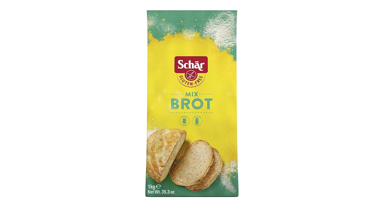 Mix B - Brot Mix Backmischung Glutenfrei 1Kg Mezcla para hornear y cocinar Naty Shop 1 Kg (Pack 8Er)