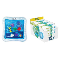 Opus Ocean of Discovery and Pampers Harmony Aqua Baby Caja de toallitas húmedas, 720 toallitas (15 x 48), protección suave para pieles delicadas con 99% de agua