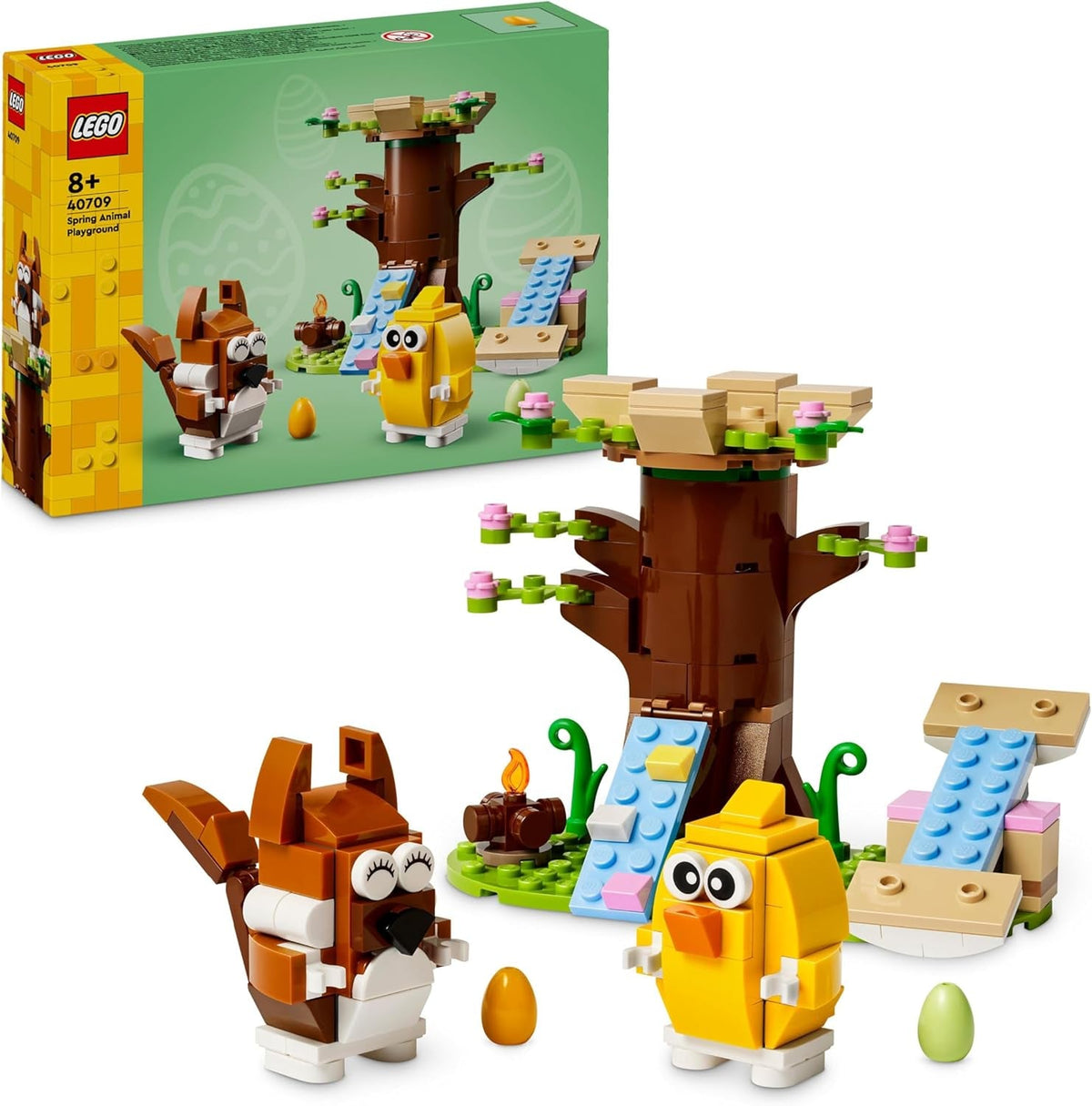LEGO Spring Parque infantil para animales, juego de construcción de pájaros y ardillas, juego de casa en el árbol para niños, idea de regalo para niños y niñas de 8 años, juego de animales, juguete con figura de animal 40709 Juegos de construcción Beuche den LEGO-Store Default Title