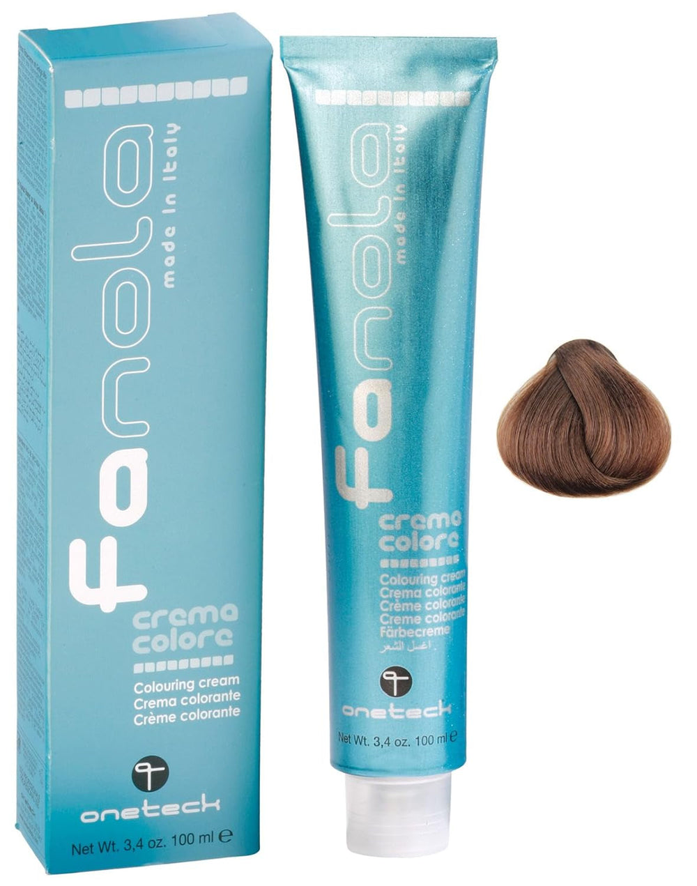Fanola crema colore Cremă colorantă 7.0 Blond, 100 ml