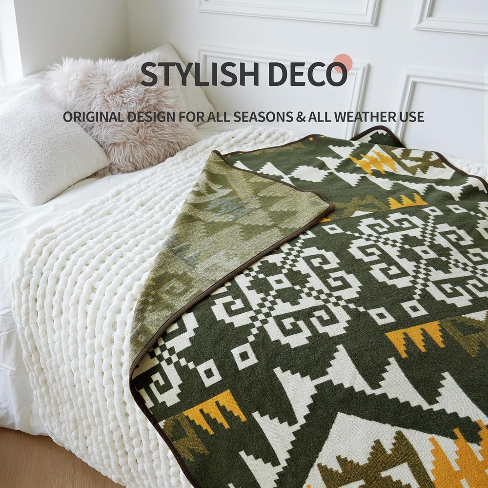 ACUSHLA 200.7X160 Cm, 1.7 Kg, manta, manta de lana, manta de viaje cálida, manta de punto, decorativa, mantas para sofá, silla, sofá, cama, salón, camping, apta para todas las estaciones Ww203 Camas y mantas Besuche den ACUSHLA-Store