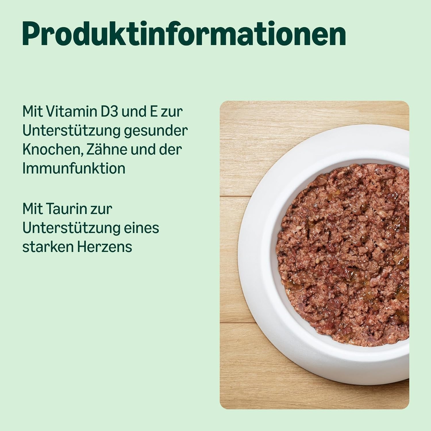 Hrană umedă pentru pisici fără cereale de la Amazon, conservă, pate de pui, 12 x 400 g