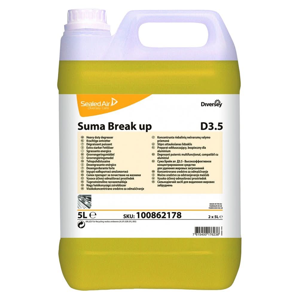Desengrasante líquido - Suma Break Up 5 L, compatible con Aluminio Detergenti Nati Shop