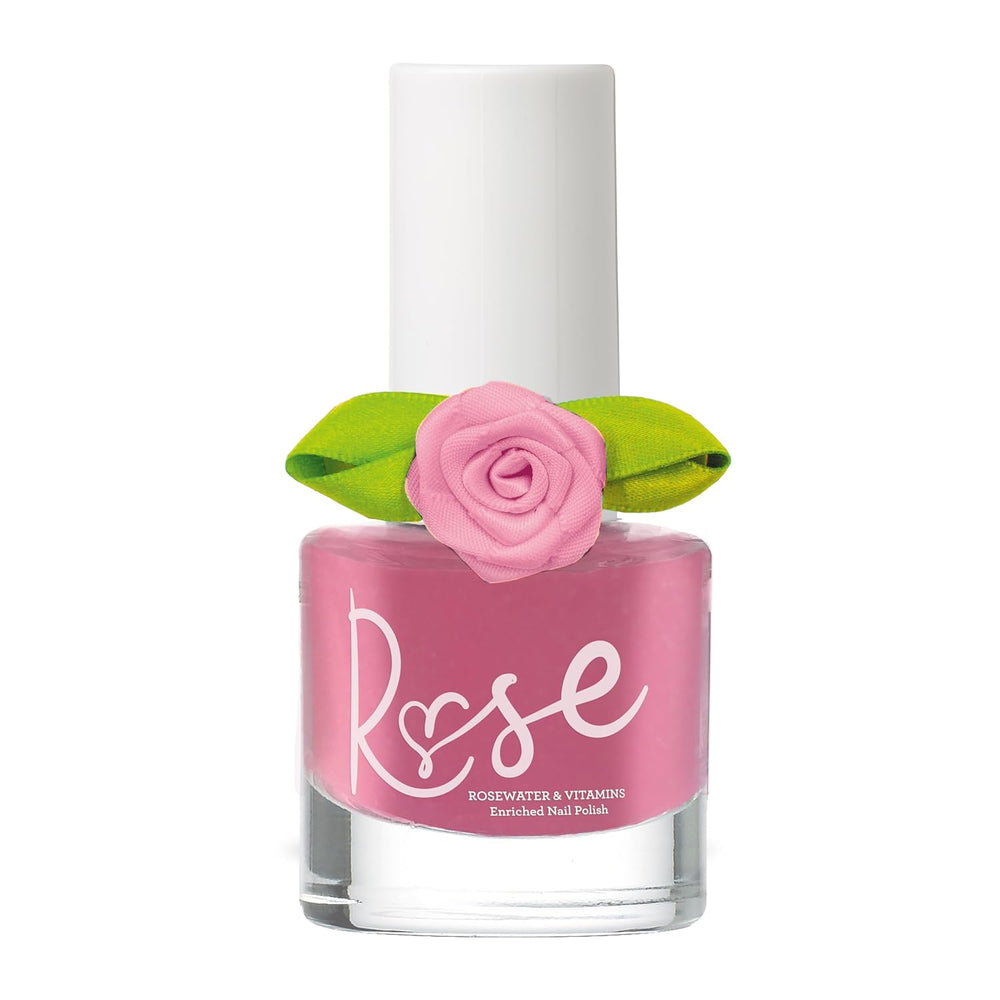 Snails 511794 Esmalte de uñas para bebé con sabor a cabra, fórmula removible, a base de agua, seguro, vegano, con agua de rosas nutritiva