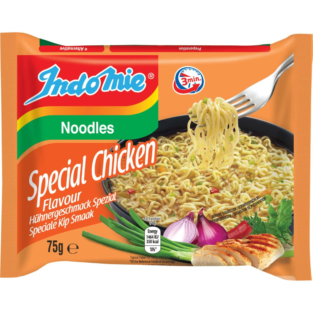 INDOMIE - Fideos instantáneos Mi Goreng - Paquete múltiple (40 x 80 g)