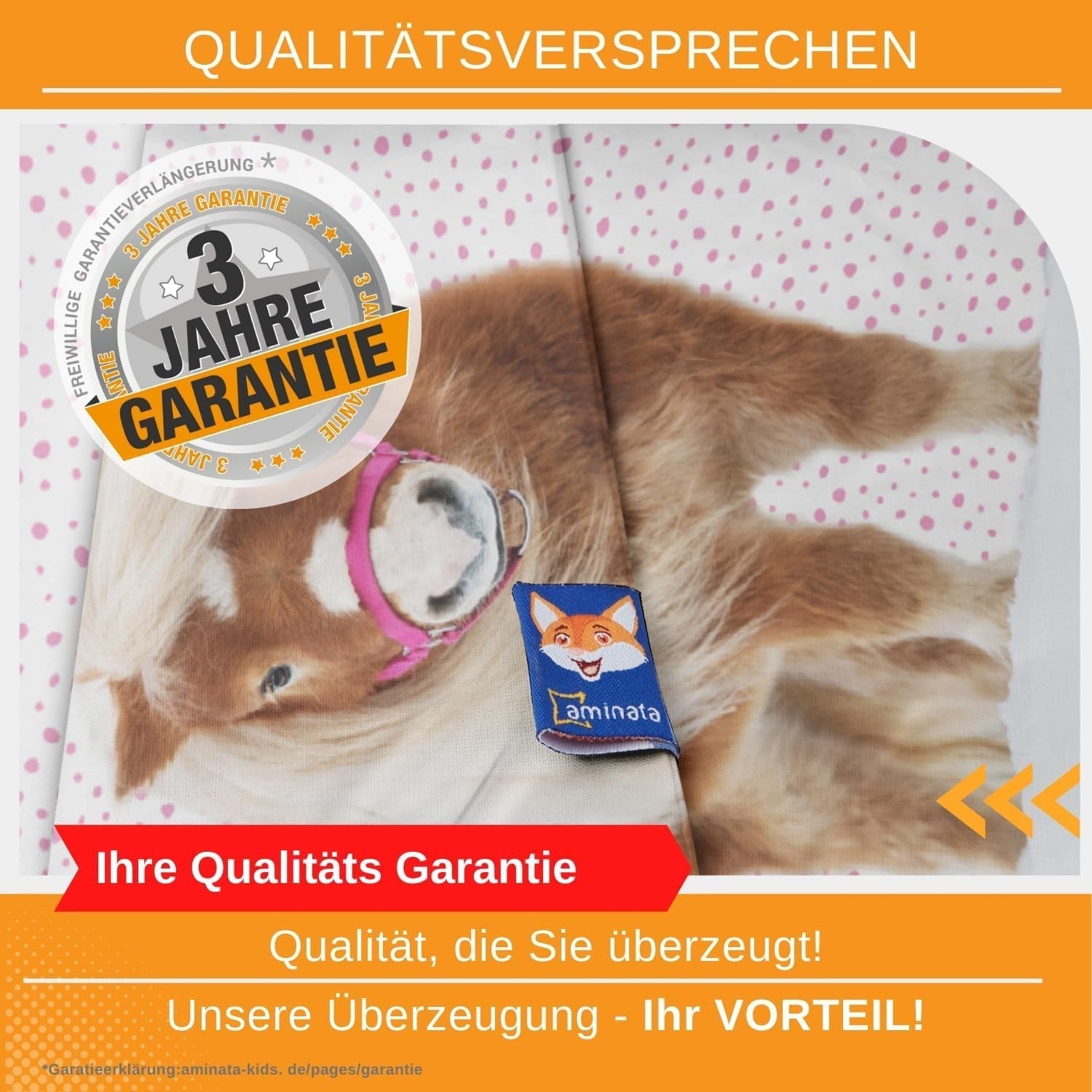 Aminata, ropa de cama infantil con ponis Ropa de cama - infantil Naty Shop