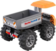 fischertechnik Truck 576105 – pädagogisches Konstruktionsspielzeug, LKW-Spielzeug-Bausatz für Kinder ab 7 Jahren, naranja