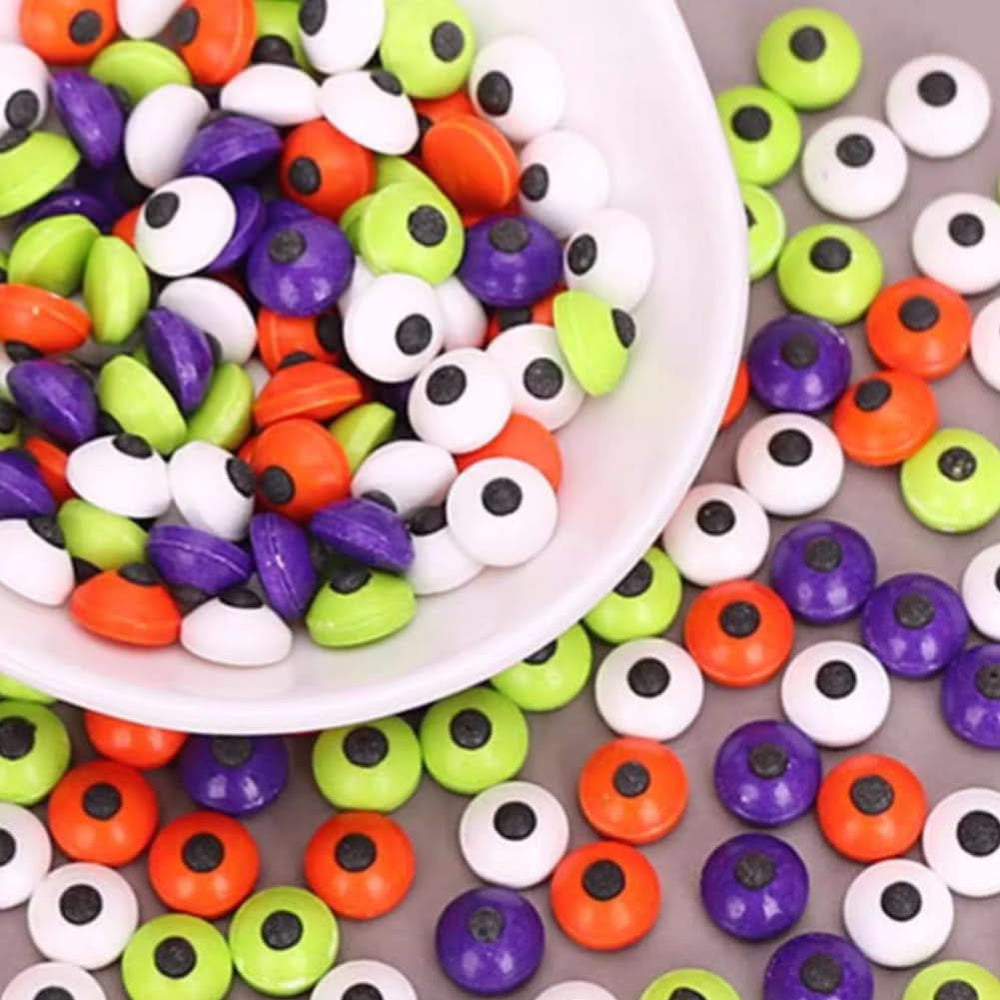 Adornos, caramelos y confites comestibles, para Halloween, 100 gramos Sprinkles Naty Shop Eyes, multicolor