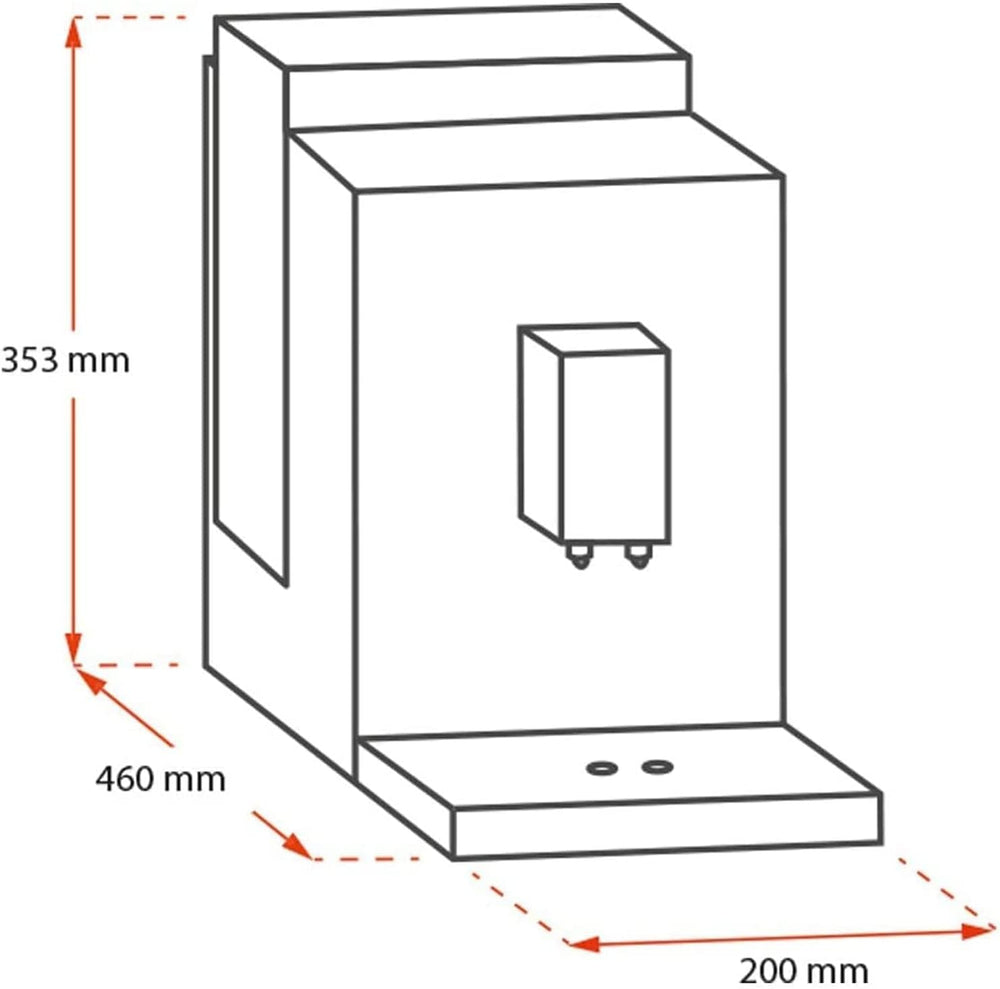Melitta Avanza - Espressor complet automat cu sistem de lapte, espressor cu râșniță și rezervor de apă extra mare (1,5 l) pentru, de exemplu, cappuccino sau espresso, mystic titan