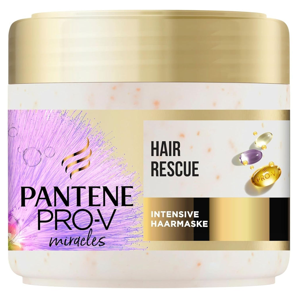 Pantene Pro-V Silky & Glowing Hair Rescue mască intensivă de păr cu Biotină și Keratin Reconstruct 300ml. Ajută la repararea părului uscat, deteriorat sau evidențiat Masca de par Naty Shop Titlu implicit