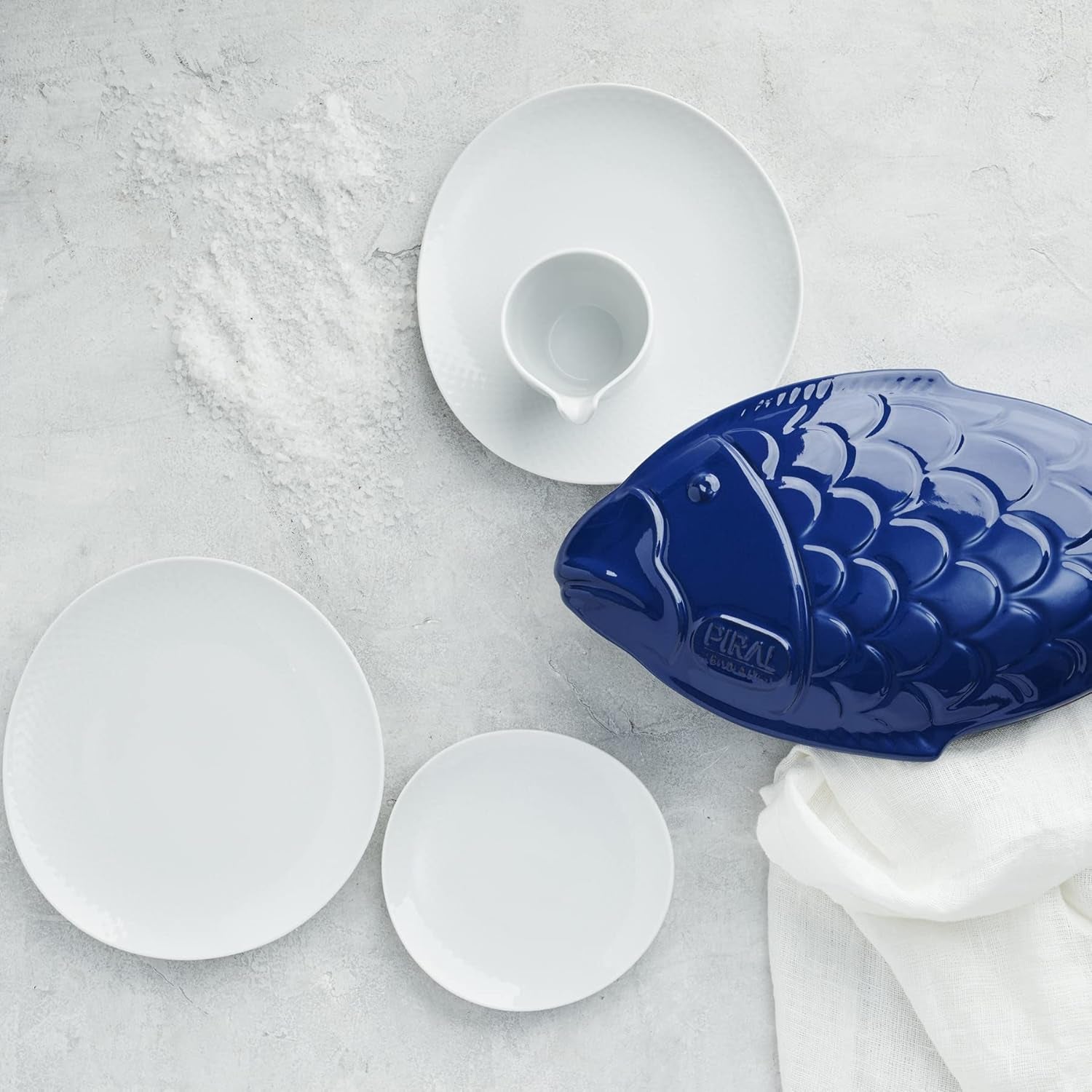 Set de veselă Rosenthal Junto White, porțelan, alb, farfurii plate, farfurii de cină Ø 22 cm, farfurii de sumă Ø 21,5 cm și boluri pentru cereale Ø 14 cm, 0,62 l, potrivit pentru mașina de spălat vase și cuptorul cu microunde, set pentru 4 persoane
