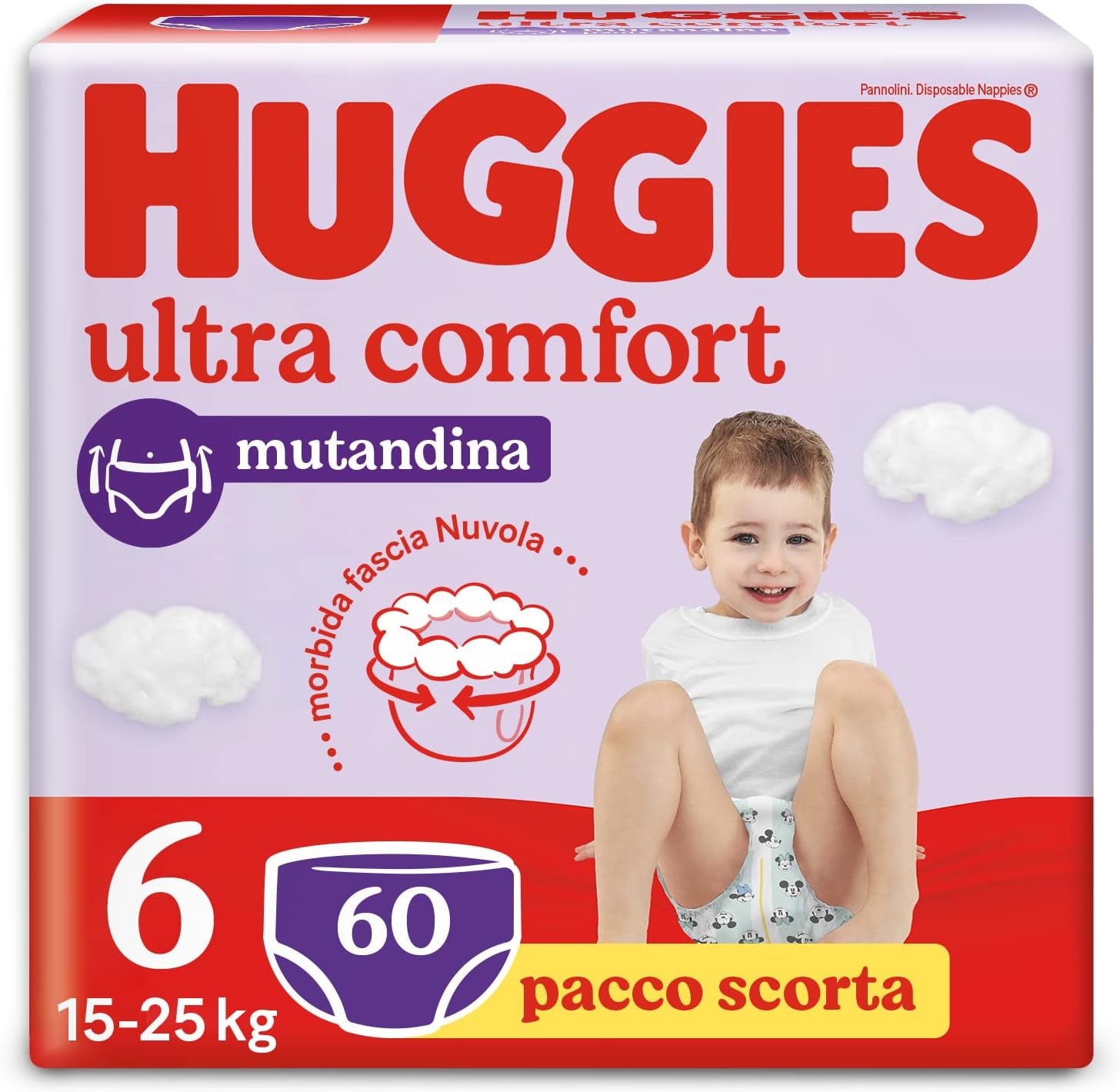 Pañales Huggies Ultra Comfort, talla 3 (4-9 kg), diseño Disney, 168 piezas