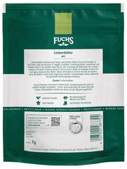 Fuchs - Hojas de laurel en bolsa reciclable con cierre - elaborado con ingredientes naturales - 7 gramos Condimentos Naty Shop
