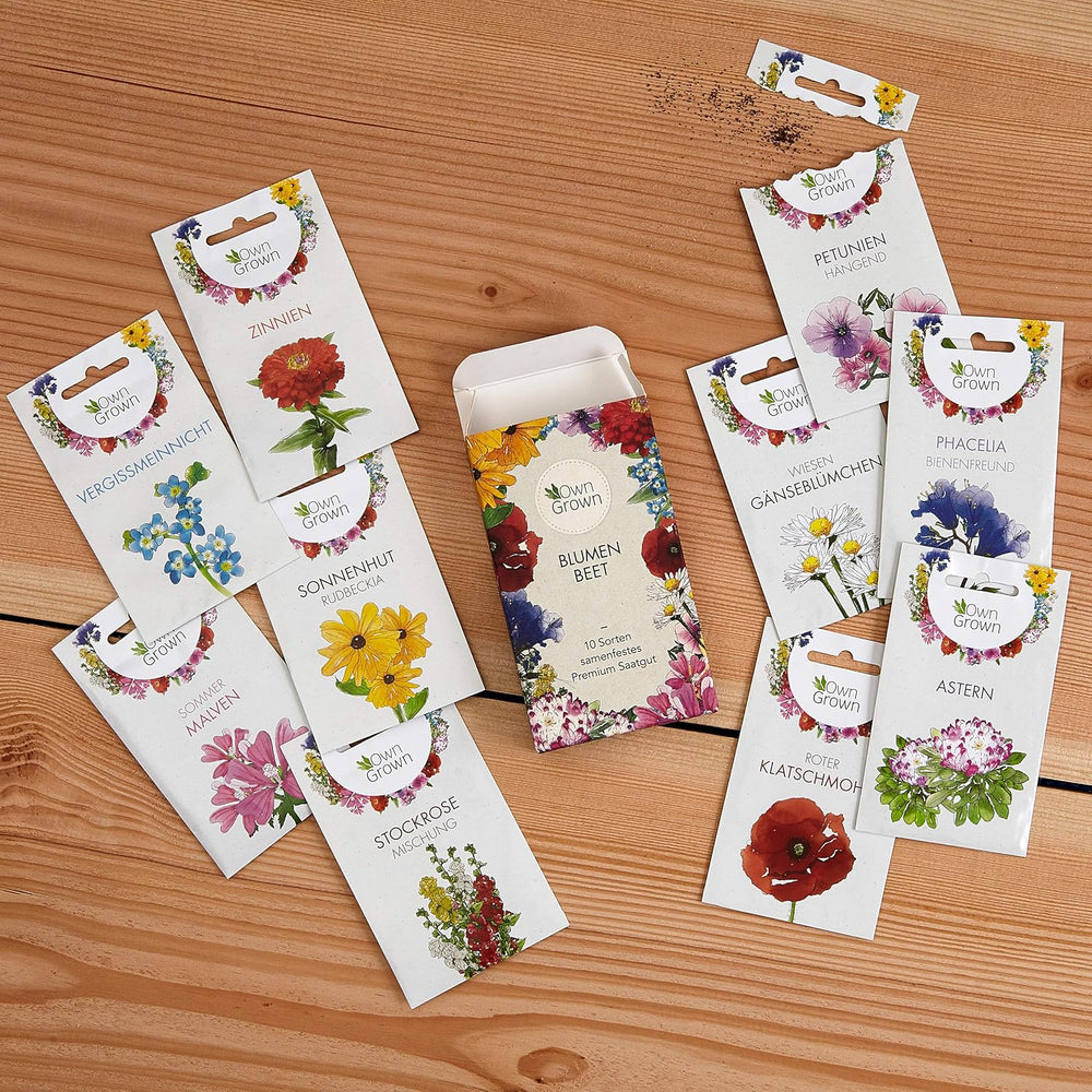 Semillas de petunia: Semillas de petunia de primera calidad para alrededor de 400 plantas de petunia – Hermosas semillas de petunia para plantas de balcón y jardín – Semillas de flores – Semillas de petunia enredadera – Flores de balcón de cultivo propio