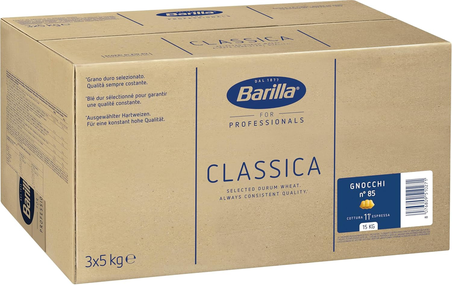 Ñoquis de Pasta Barilla núm. 85 - 1 paquete (1x5kg)