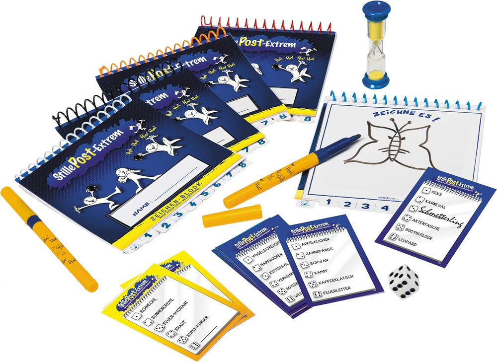 Goliath, Extreme MAIL, un juego de fiesta para adultos y niños de 8 años en adelante, un juego de dibujo rápido y divertido para familiares o amigos, juegos de mesa, de 4 a 6 jugadores, 20 minutos