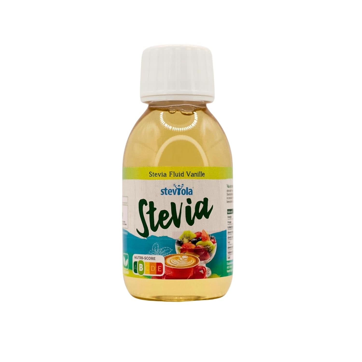 Steviola Stevia Fluid aromă de cireșe fructate, 125 ml Indulcitori Naty Shop 125 ml Vanilie