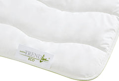 Badenia Trendline Edredón ecológico Aerelle Blue Duo 135 x 200 cm, blanco, certificado Öko-Tex, producido según el estándar de calidad alemán Edredones y edredones Naty Shop