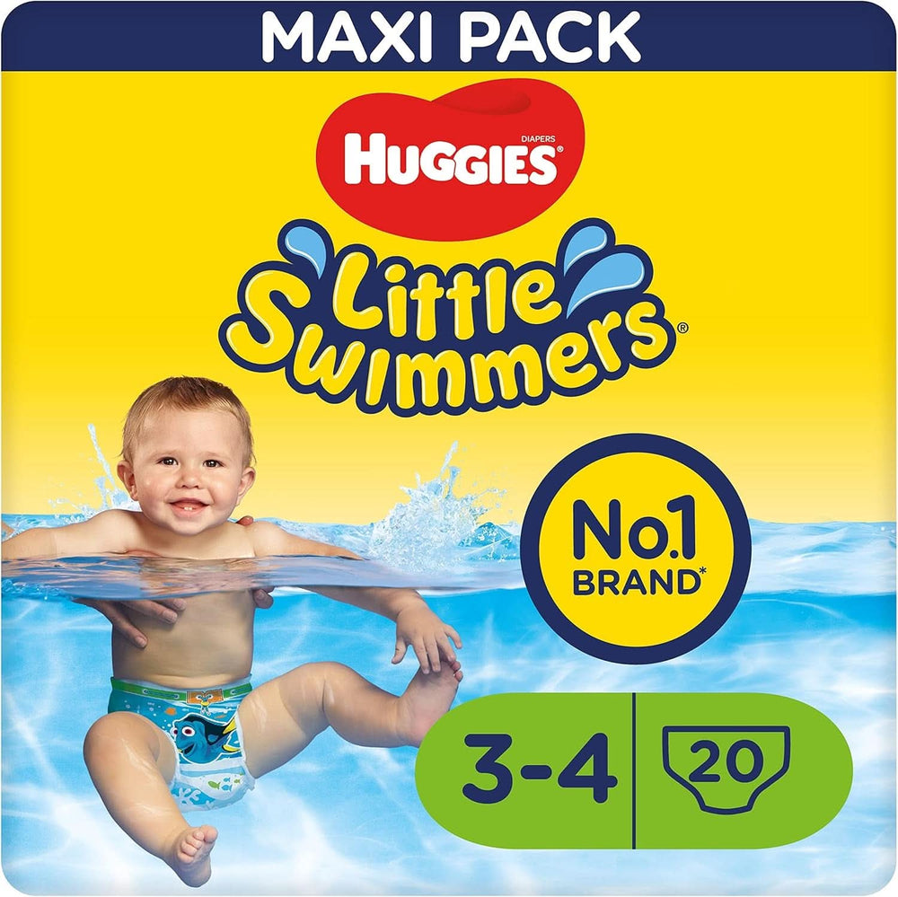 Scutece de înot Huggies Little Swimmers, mărimea 3-4 (7-15 kg), 1 pachet de 20 de bucăți Mama si Copilul Naty Shop 20 Stück (1Er Pack)